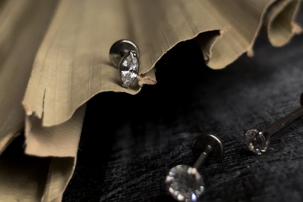 Titanové šperky na piercing